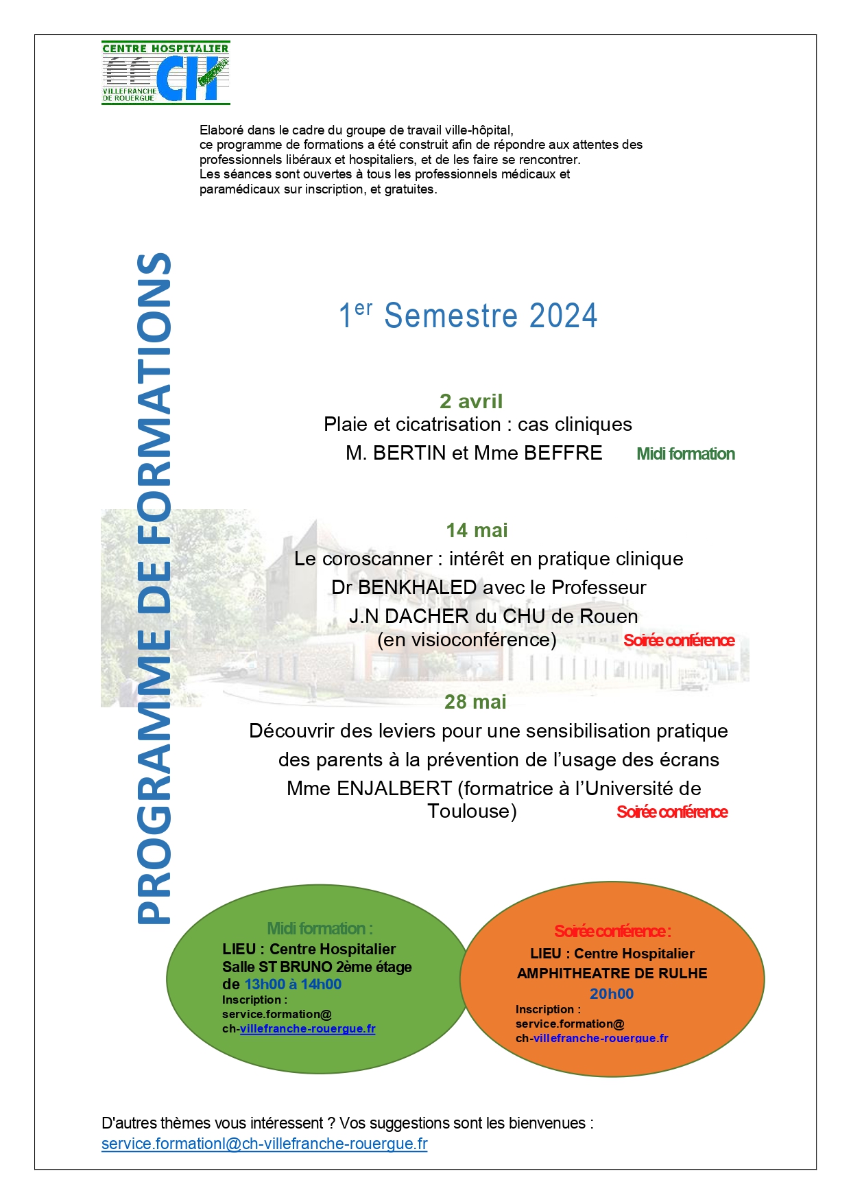 Formations Ville-Hopital